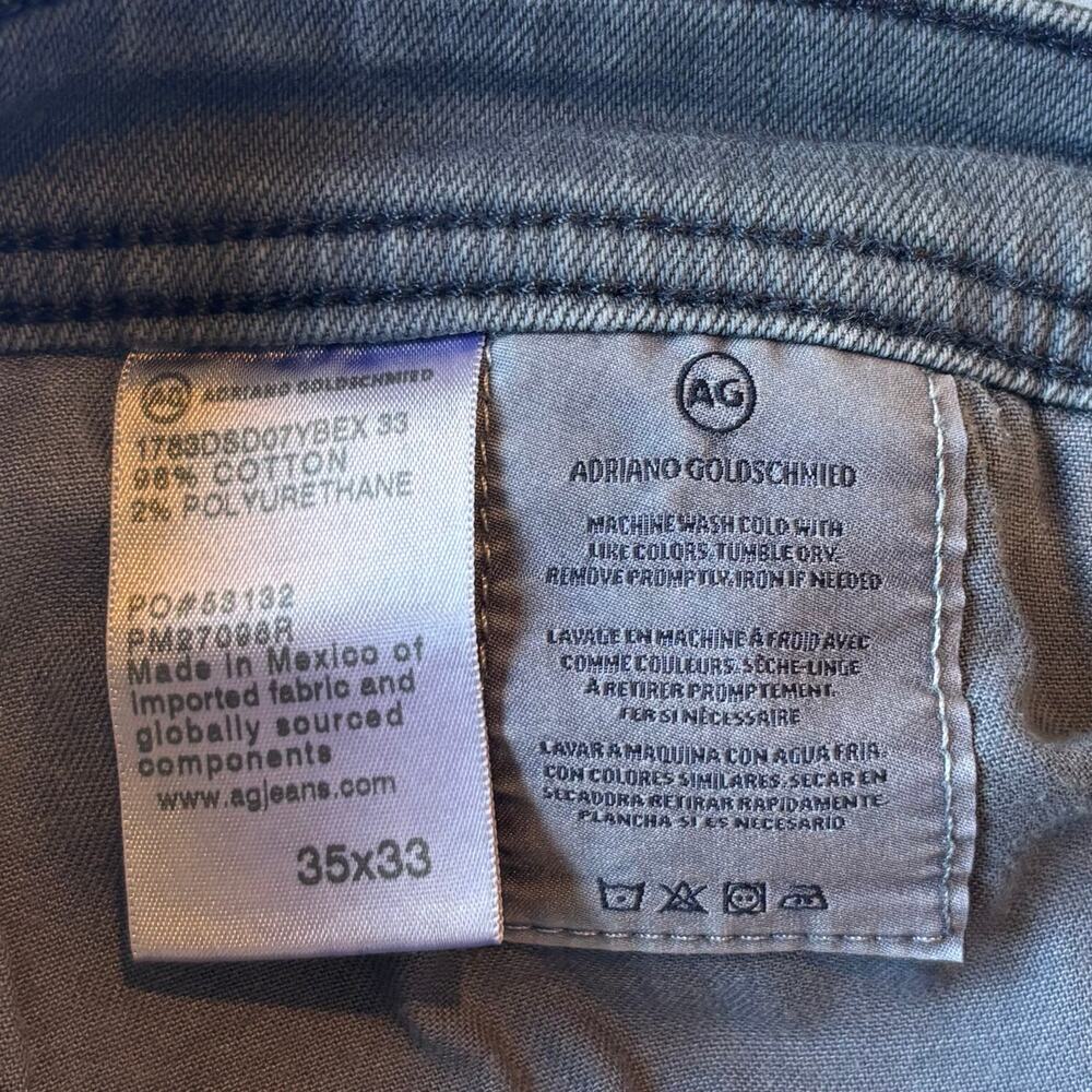 AG Adriano Goldschmied Tellis Modern Slim Jeans AG-ED Denim Men’s Size 35x31 - Picture 7 of 11
